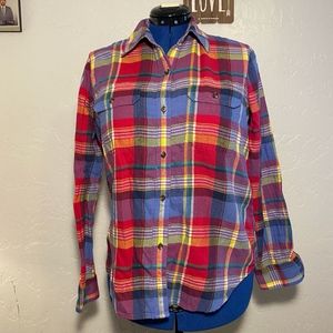 Chap's women's button-down shirt, size large.